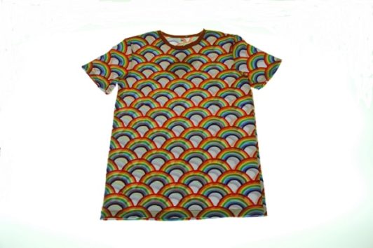 Oekologisk-T-shirt-regnbue-buer-140